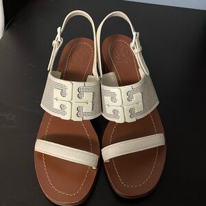 Tori Burch sandals in excellent condition.